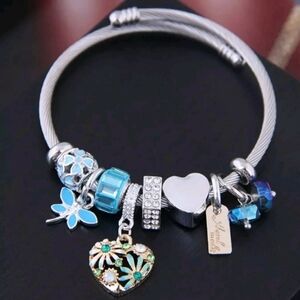 Stainless Steel Jewelry DIY Charm Bracelet For Women,Kids Lovely Bracelets